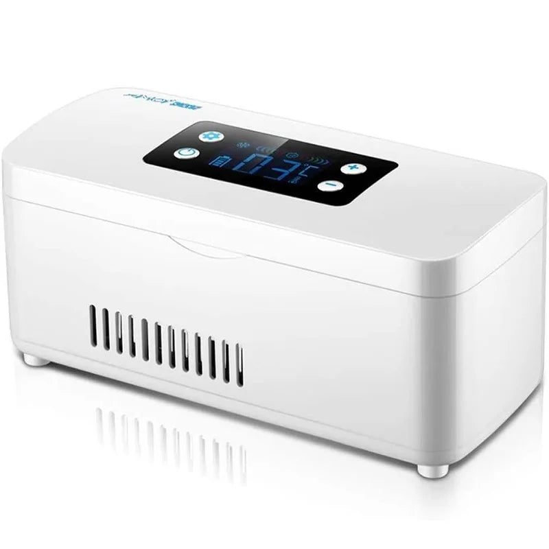Insulin Cooler Mini Fridge Portable Medicine Refrigerator Serum Interferon Dispenser Car Fridge Family Outdoor Travel