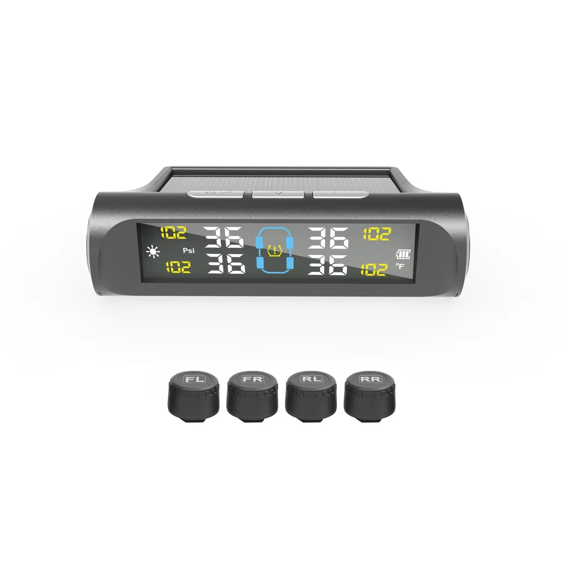 Car Tire Pressure Monitoring System Car Tyre Pressure Monitor Tyre Pressure Alarm 4 External Sensors