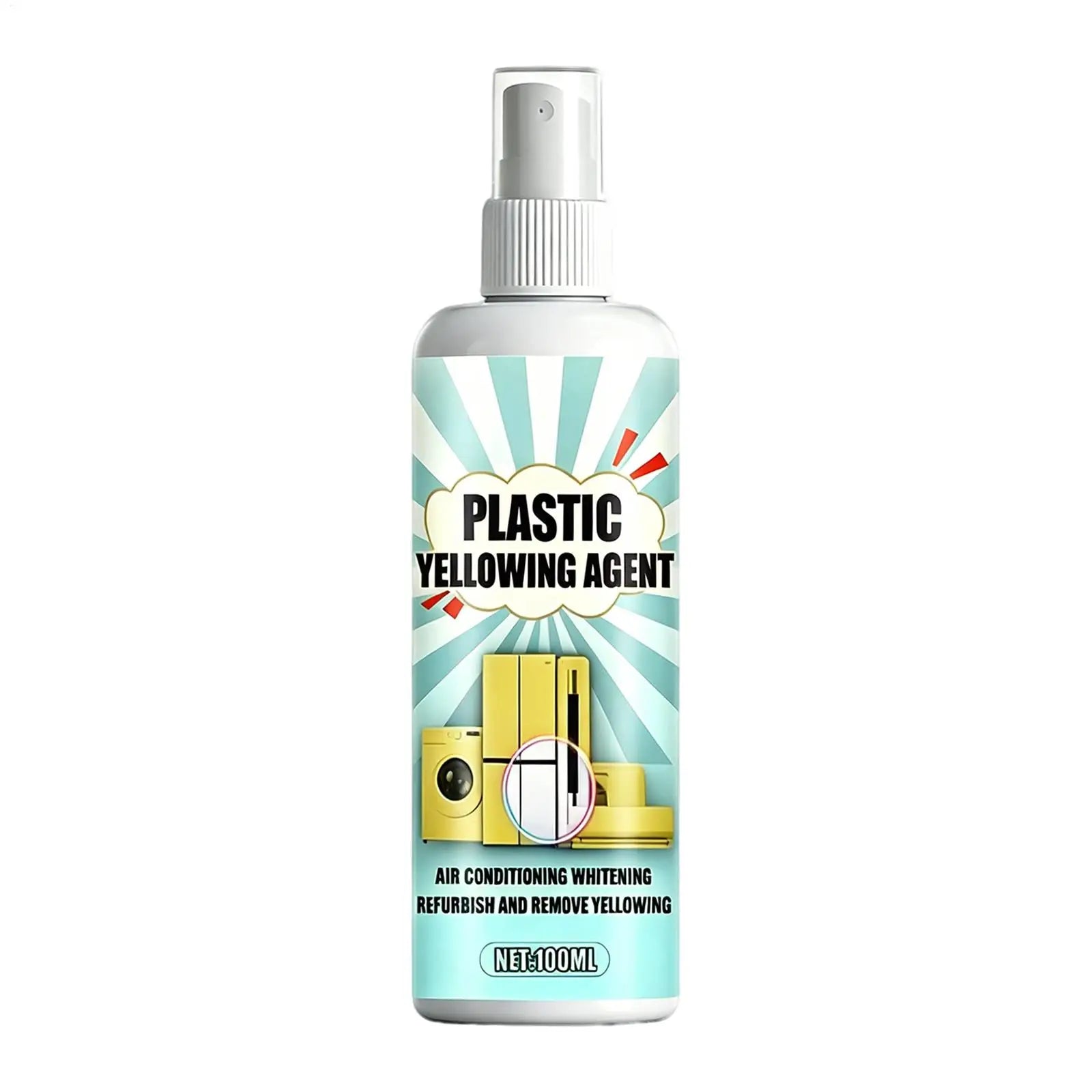 100ml Plastic Remove Yellowing Cleaning Agent Air Conditioning Washing Machine Renovation Anti Oxidation Appliances Remove