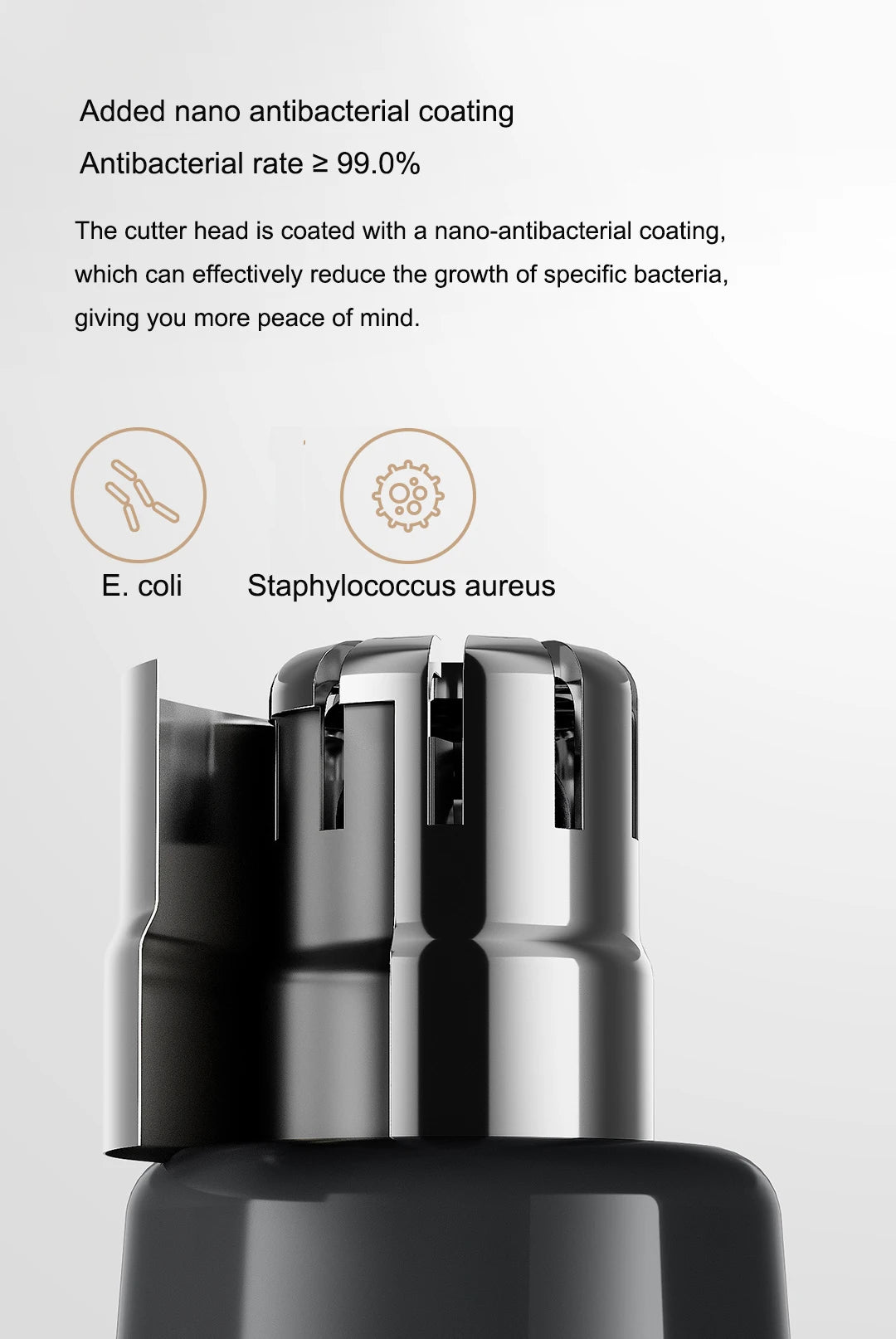 Xiaomi Mijia Electric Nose Hair Trimmer Portable Rechargeable Nose Ears Hair Eyebrow Painless Trimmer for Men Women