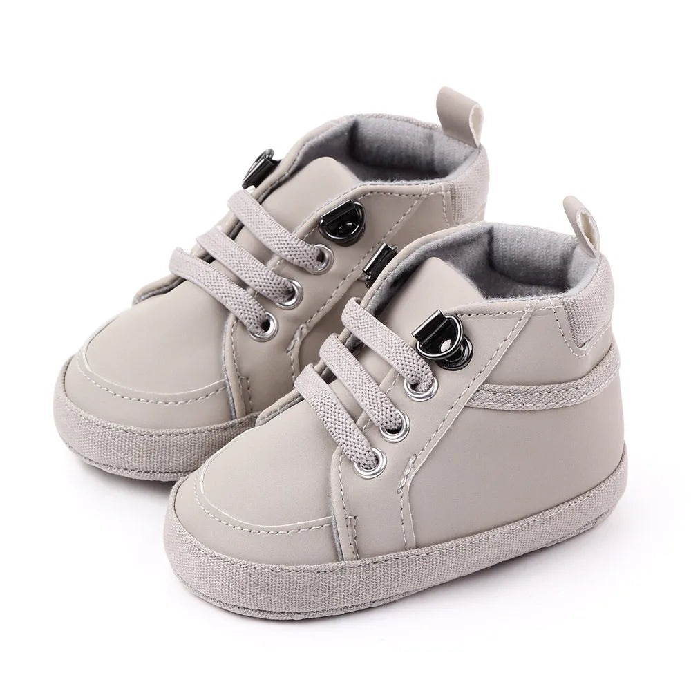 Baby Casual Shoes Ankle-covered Little Boots for 0-1 Years Toddler Boys Outdoor Prewalking