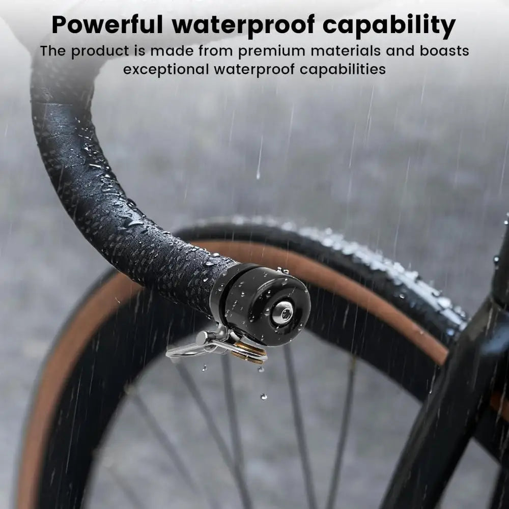 Bicycle Handlebar Plug Bell MTB Road Bike Curved Handlebars Blocked Bell Waterproof Loud Alarm Safety Horn Bicycle Accessories