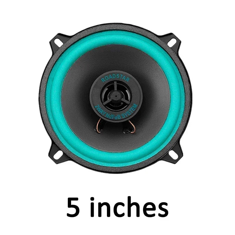 4/5/6.5 Inch Car Speakers HiFi Coaxial Subwoofer Universal Automotive Audio Music Full Range Frequency Car Stereo Speaker