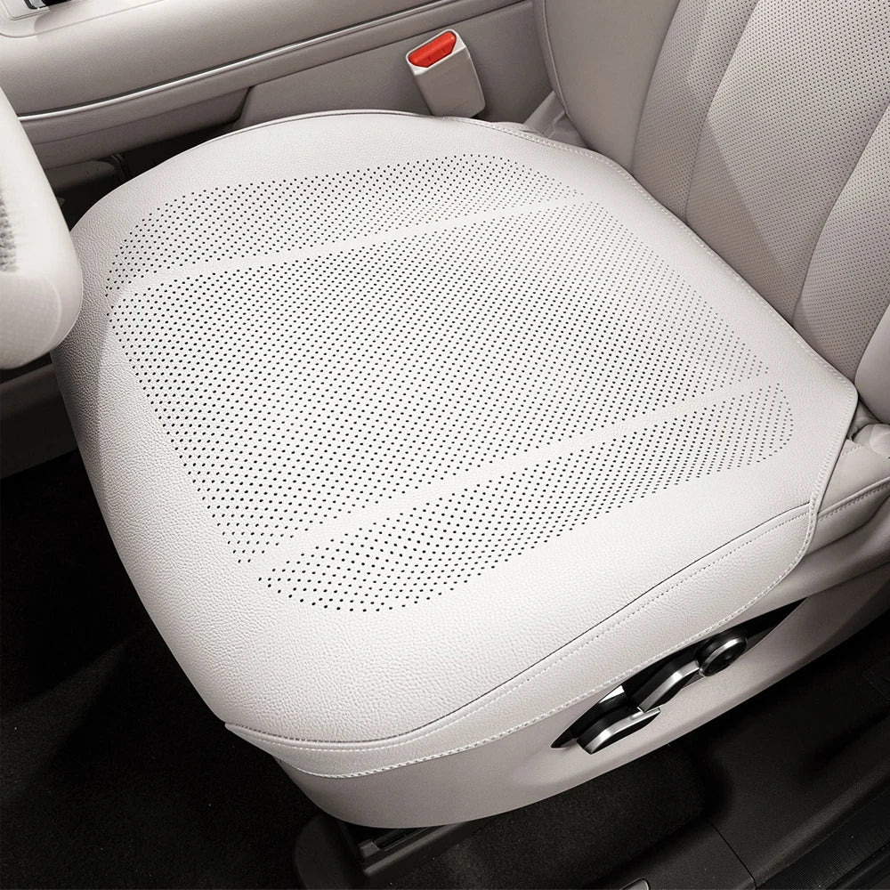 New Car Seat Cushion Leather Thin Breathable Hole Summer Car Interior Seat Cover Four Seasons Universal Automotive Parts