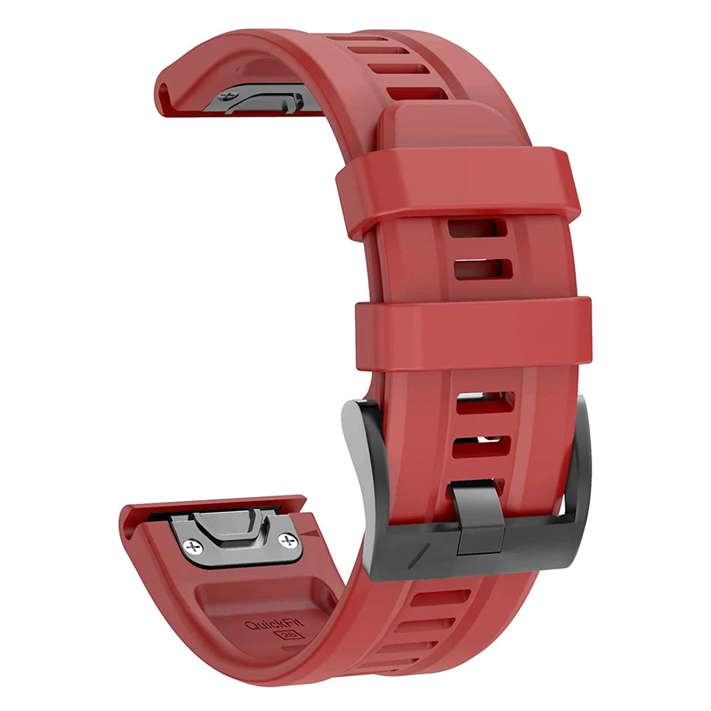 QuickFit 22mm 26mm Strap for Garmin Epix Gen 2 Silicone Band for Garmin Fenix 7 7X 5Plus 6XPro Enduro 2 Bracelet Watchband