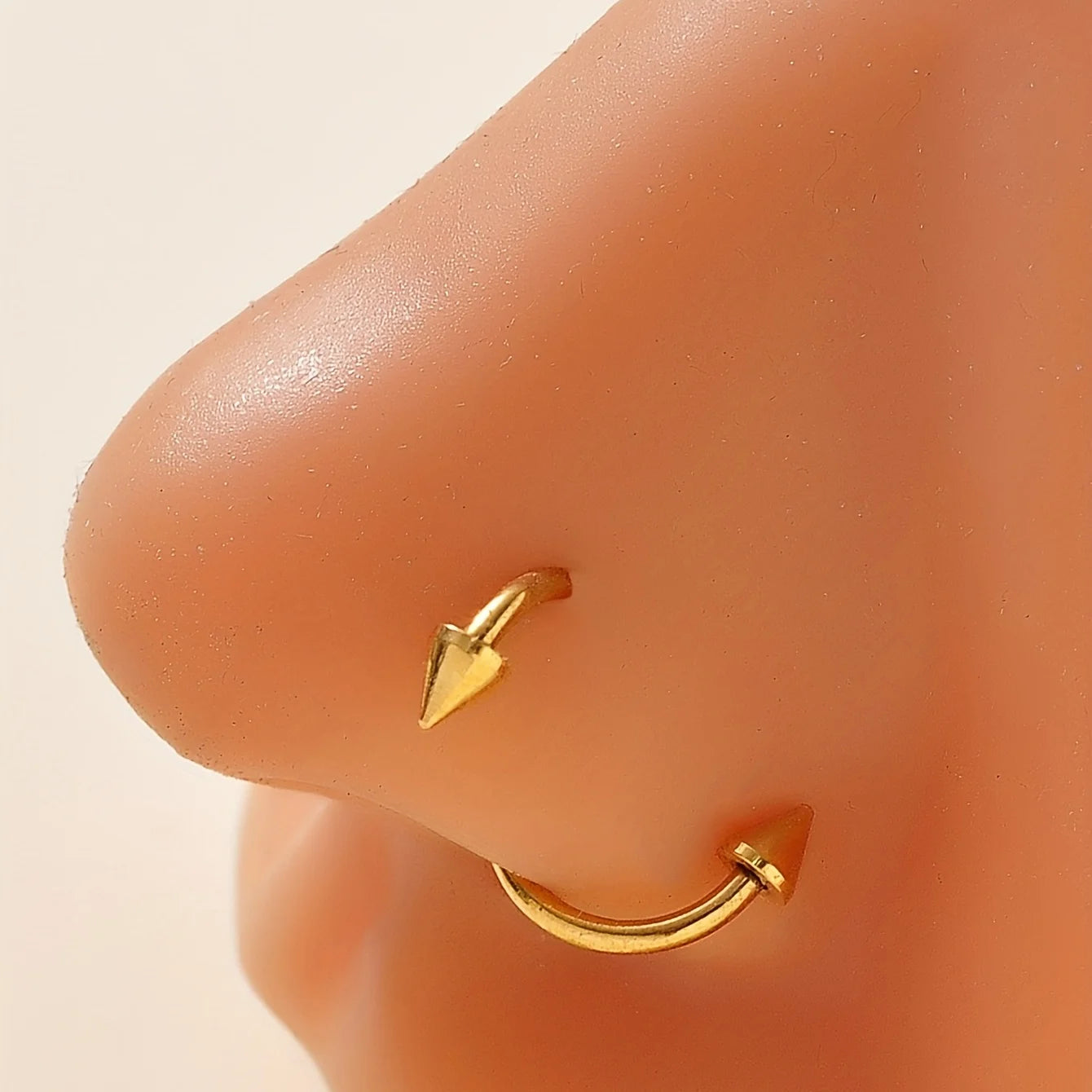 Women's Spiral Earrings Piercing Jewelry Multi-Use Body Jewelry - Lips Nose Septum Tragus Rook Labret Cartilage Hoop Rings Gift