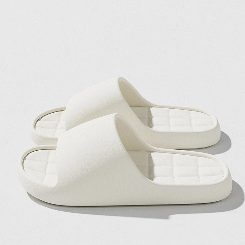 Man Fashion Slippers Solid Beach Sandals Summer Non Slip Lightweight Soft Unisex Slides Women Outdoor Indoor House Shoes