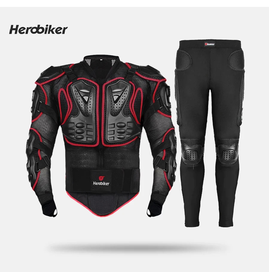 Motocross Jacket Men Body Armor Motorcycle Armor Wear-Resistant Anti-Drop Bicycle Racing Jacket Riding Motorbike Moto Protection