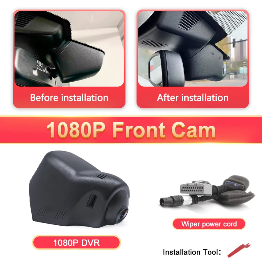 New! 4K Plug and play Car DVR Camera Dash Cam For Land Rover Discovery Sport Range Rover Evoque Jaguar E F PACE XE XF XJ XJL XEL