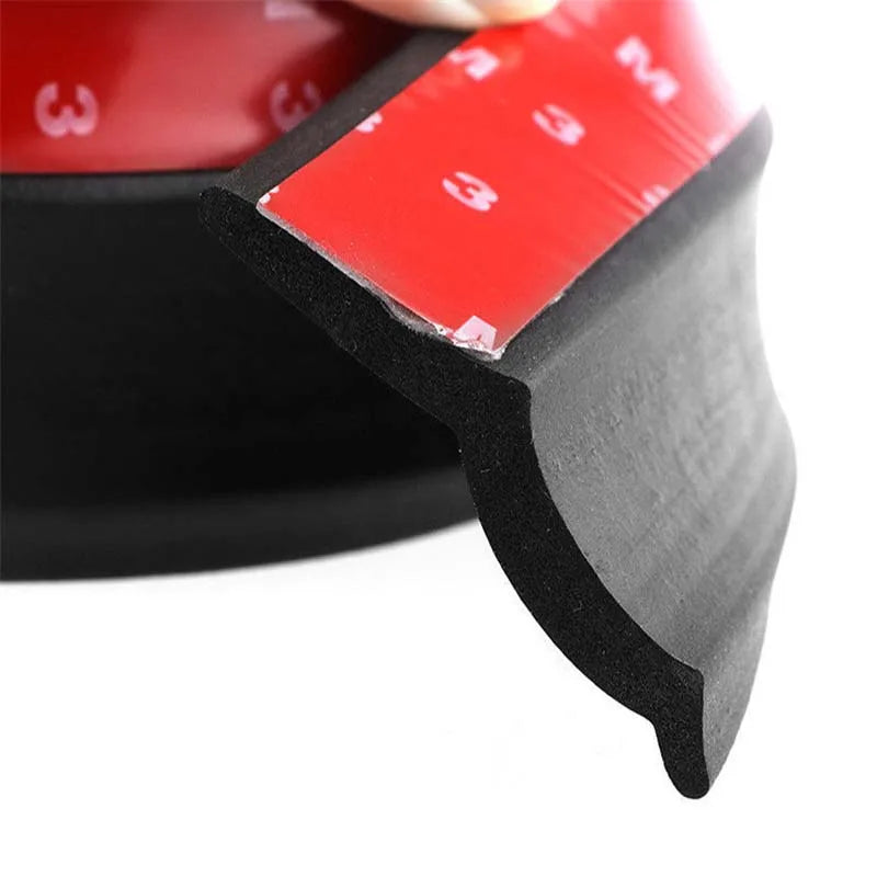 Car Front Bumper Lip Splitter Spoiler Rubber Skirt Protector Body Trim Bumper Lip Strip Car Side Skirt