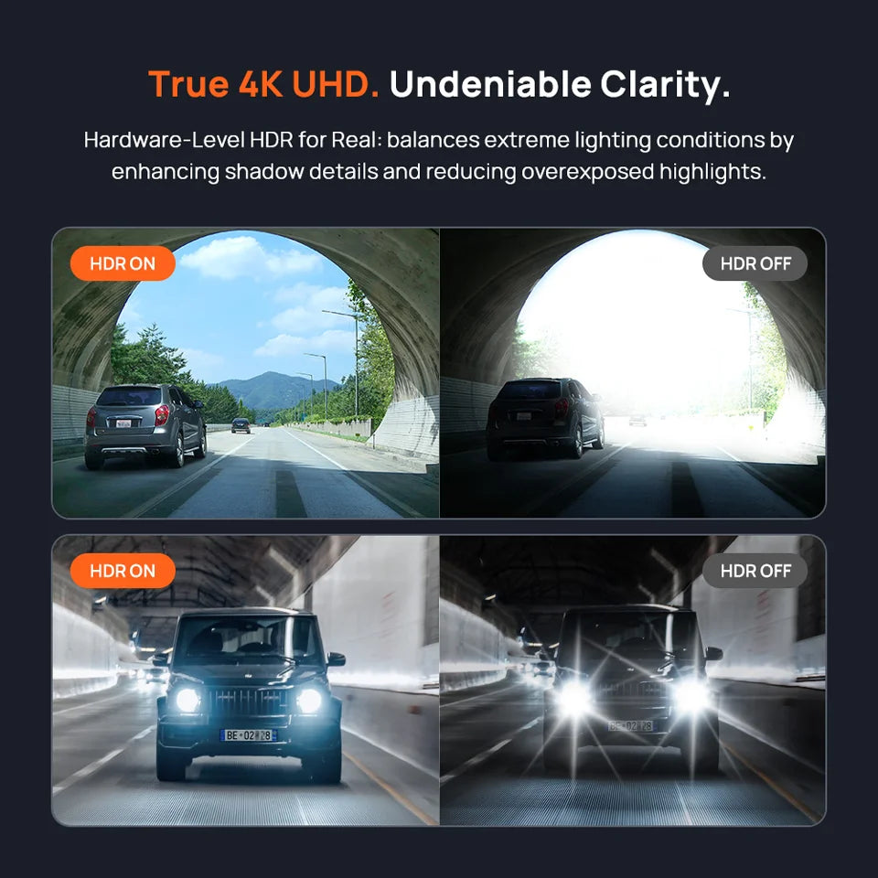 70mai 4K Dash Cam A800SE Upgraded Version of 70mai A800S Voice Control Supercapatior GPS ADAS Car DVR 70mai A800SE UHD Wifi 6