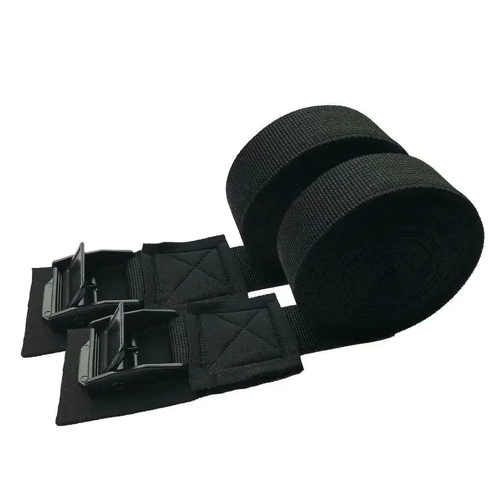 2 Pcs 250kg Car Roof Rack Kayak Cam Buckle Lashing Strap Luggage Strap Polyester Quick Release Lashing With Buckle
