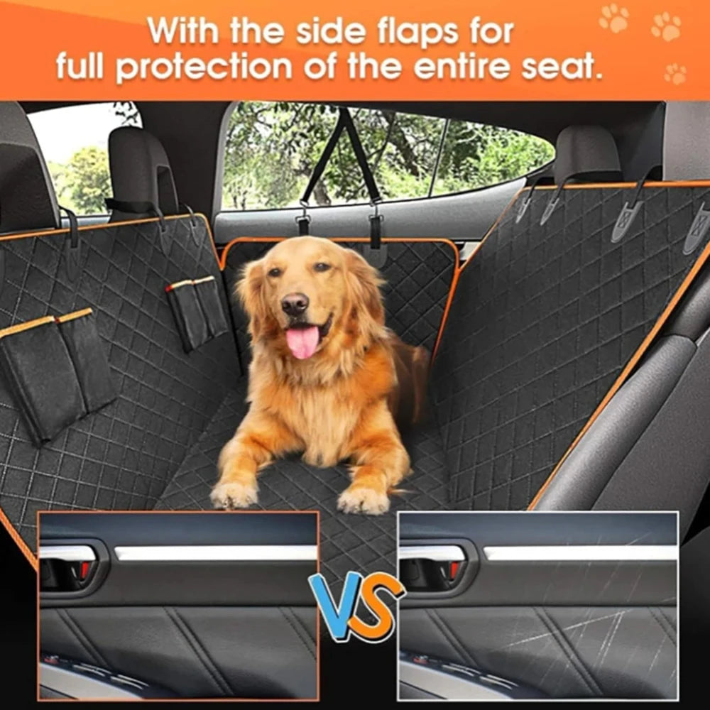 Ideal Car seat Cover, Upgrade Your Car Seats with this Waterproof, Scratch-Resistant Dog Hammock Cover!