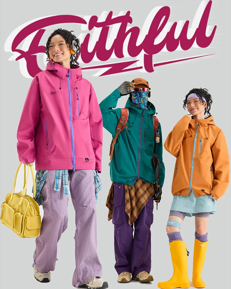 Unisex Hiking Jacket Waterproof Autumn Windbreaker Ourdoor Hooded Coats Women New Jacket Men Fishing Camping Climbing Coats