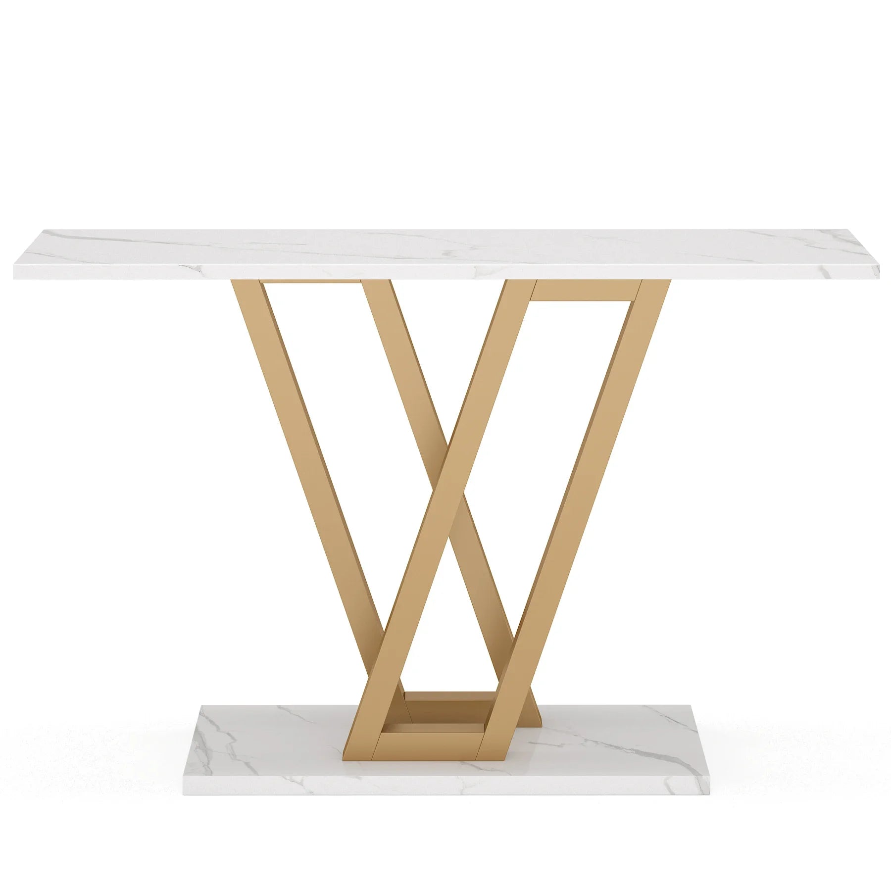 Tribesigns 110 cm Console Table Industrial Entryway Hallway Table  Living Room Furniture