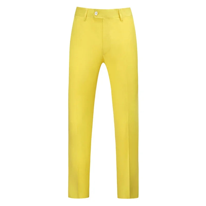 Men Dress Pants Solid Color Slim Fit Business Casual Office Wedding Formal Trousers High Quality Men Clothing Suit Pants 29-40