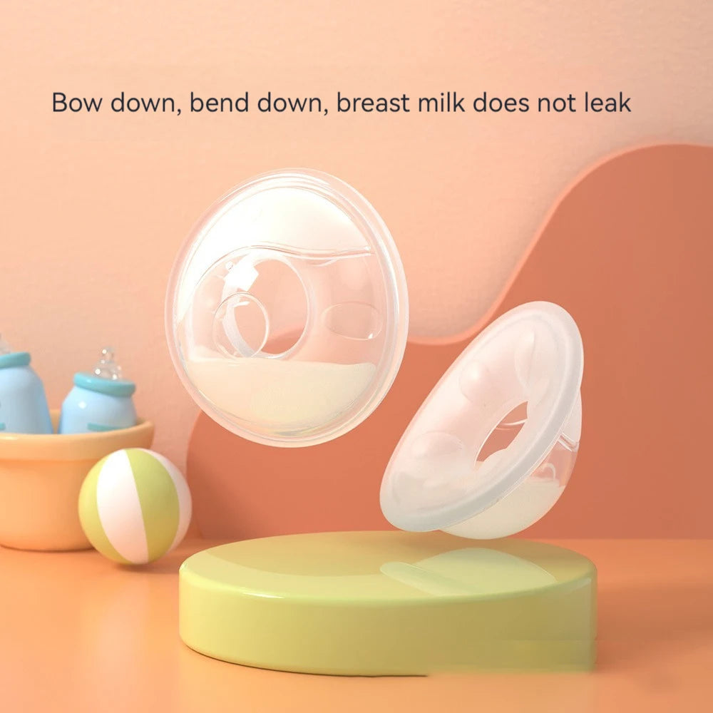 2Pcs Breast Milk Collector Silicone Baby  Breast pump Saver Collector Anti-leakage Milk Reusable Protect Sore Nipples BPA FREE