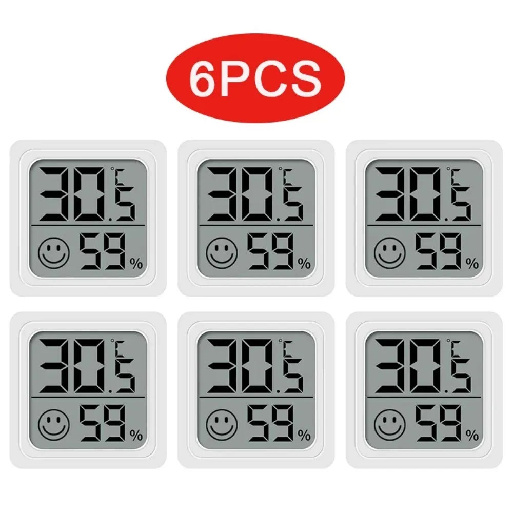 6-10pcs Digital Thermometer Hygrometer Indoor Mini Temperature LCD Electronic Monitor Hygrometer Outdoor Room Baby