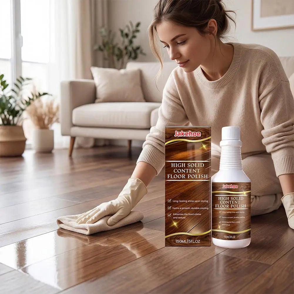 150ml Floor Care Agent, Wooden Floor Restorer Scratch Repair, Long-Lasting Gloss Protective Coating for Wood Floors