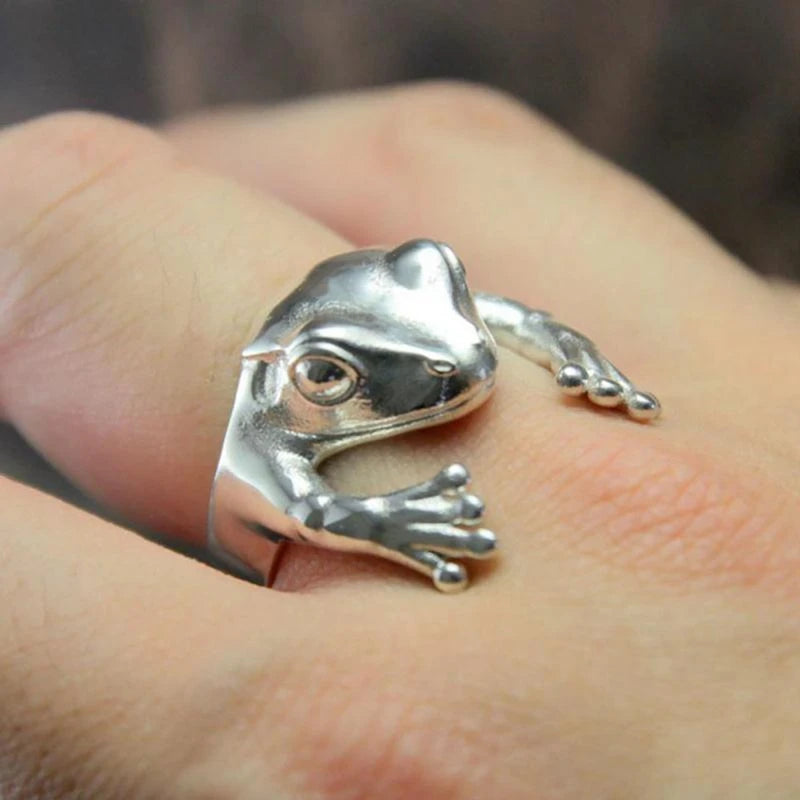 Korean Style Angel Wings Ring Adjustable Rhinestone Finger Rings For Women Silver Color Female Party Birthday Jewelry Gift