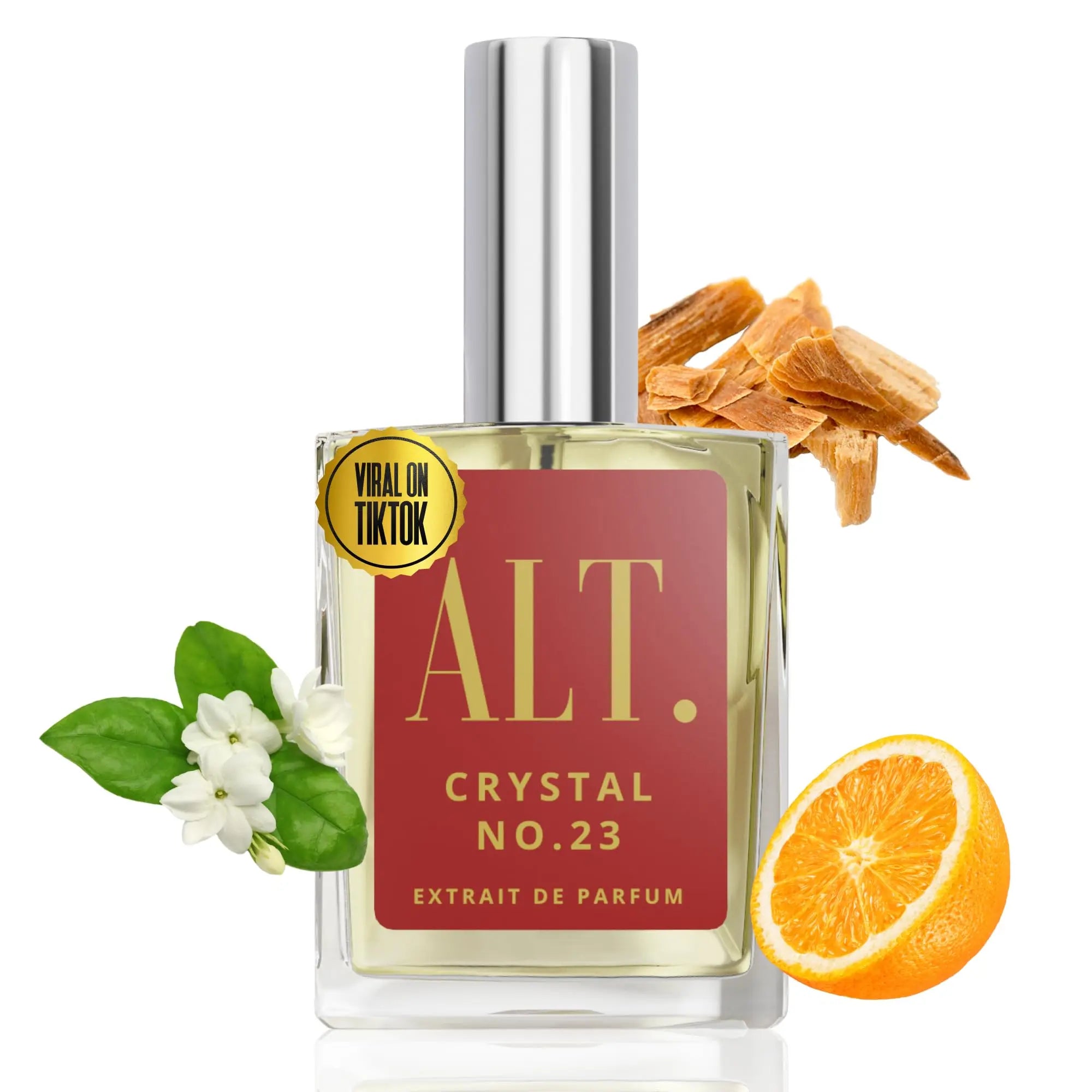 ALT. FRAGRANCES Crystal No. 23 Extrait De Parfum Unisex Perfume Inspired By Baccarat Rouge 540 Perfume 60ml Long-lasting