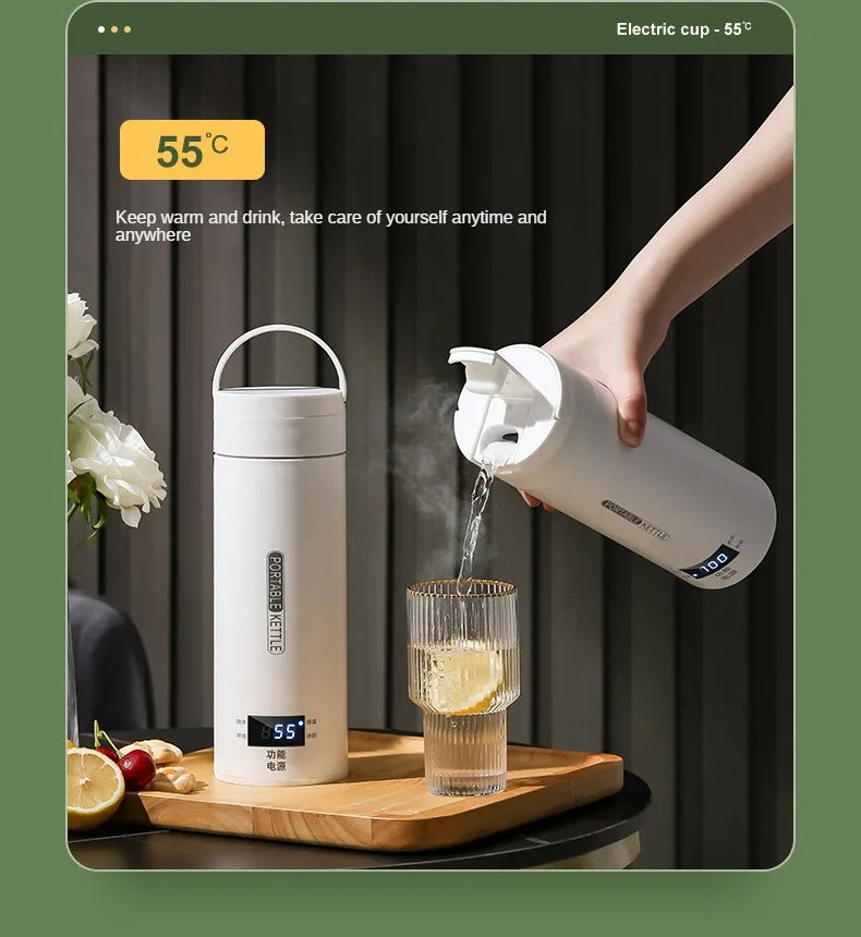 Travel Electric T Kettle Fast Boiling Water Portable baby Milk Warmer Kettle 304 Stainless Steel Thermo Kettles