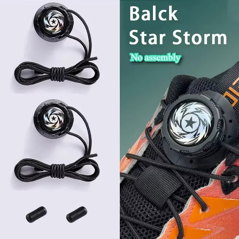 1 Pair of Sports Shoe Laces, Lace-free Swivel Buckle for Men and Women, Casual Lazy Shoes, Lace Accessories, Sports Shoe Laces