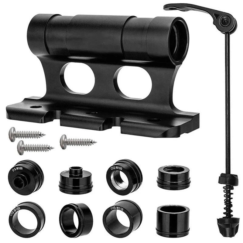 Bike Fork Mount Quick Release Thru Axle Carrier, Bicycle Car Roof Rack Bike Holder for 20mm Thru Axle