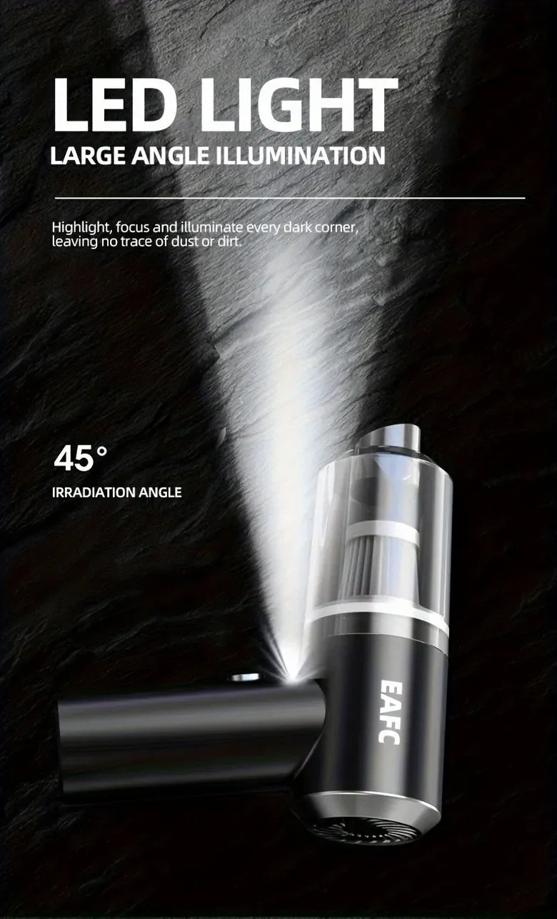 Wireless Vacuum Cleaner Mini Dust Collector Small Suction Force Home Car Dual-Use Handheld Cleaning Appliances USB Charging