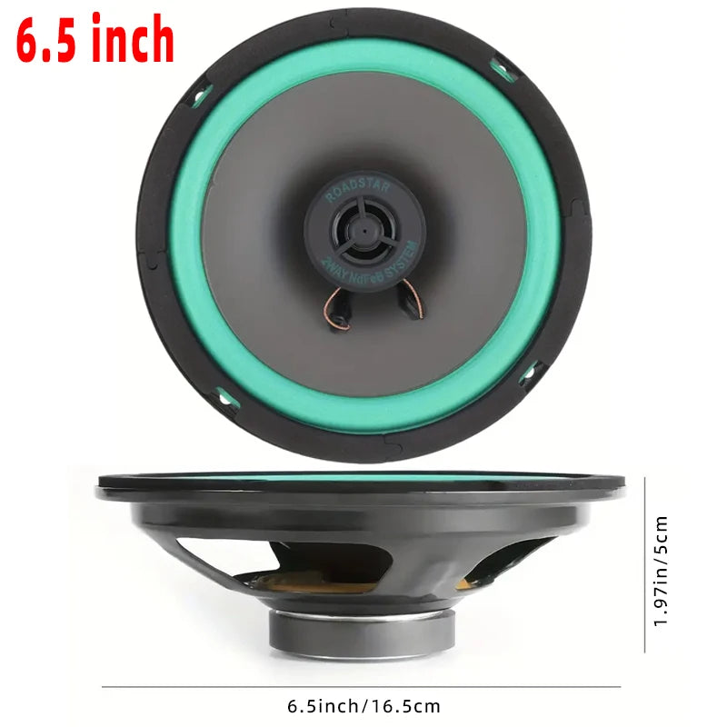 2PCS 4/5/6.5 Inch Car Speakers HiFi Coaxial Car Door Subwoofer Universal Automotive Audio Music Full Range Truck Stereo Speaker