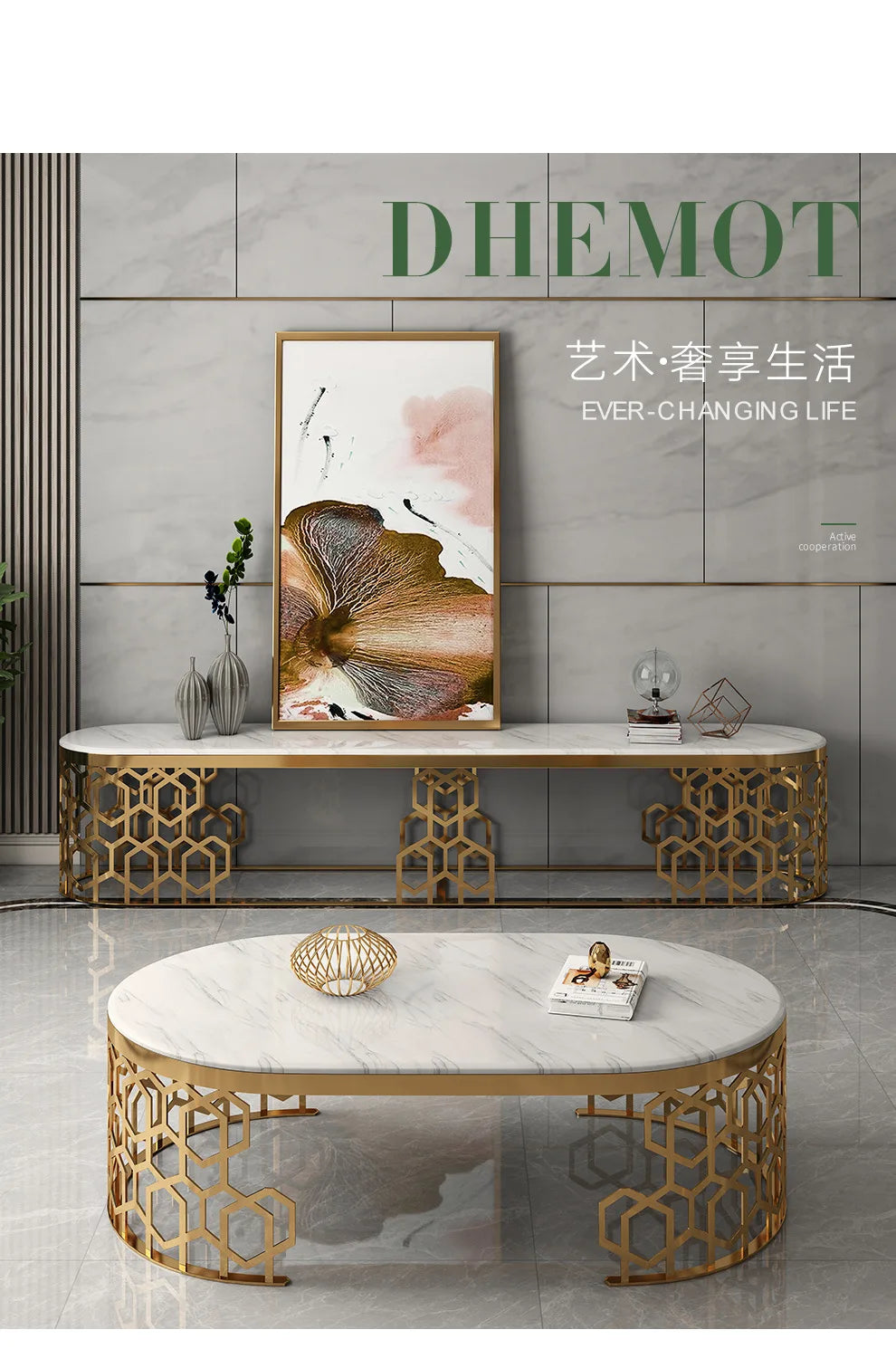 Minimalist Simple Coffee Tables Modern Aesthetic Unique Luxury Coffee Tables Glam Nordic Stolik Kawowy Living Room Furniture