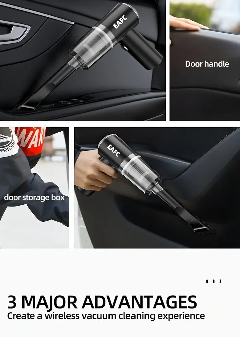 Wireless Vacuum Cleaner Mini Dust Collector Small Suction Force Home Car Dual-Use Handheld Cleaning Appliances USB Charging