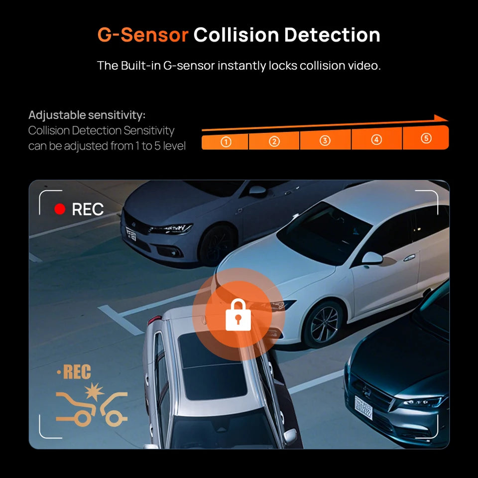 70mai 4K T800E 3-Channel Dash Cam Front Rear Interior 3-in-1 Voice Control 24H Parking Supercapacitor GPS 4K Car DVR 70mai T800E