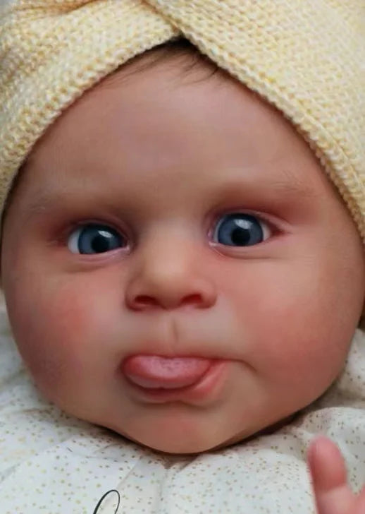[With Boy Belly ] 20.5inch Reborn Baby Blank Kit Sebby By Cassie Brace Soft Touch without COA