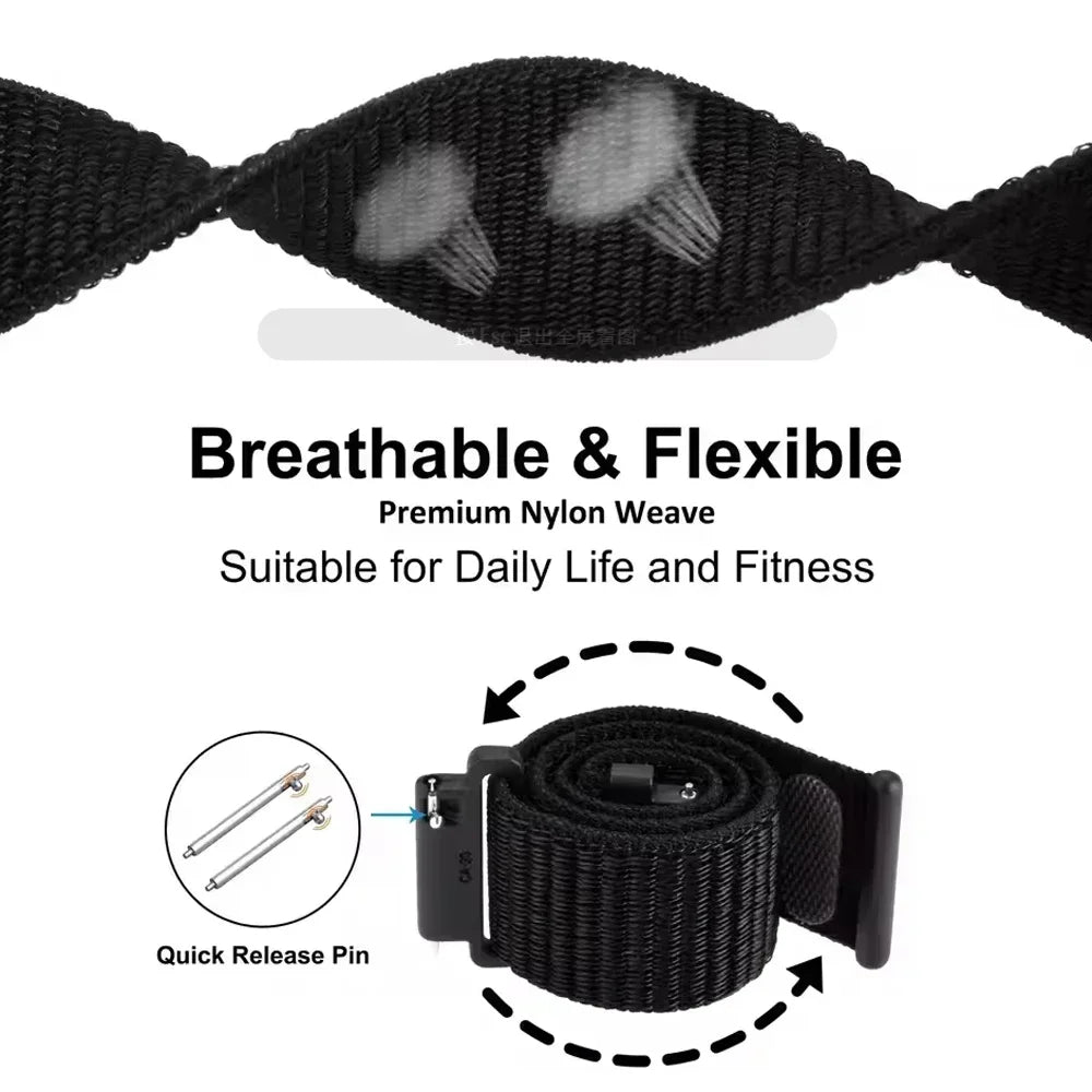 Nylon Strap For Xiaomi Watch 5/ 2 Pro/color 2/S1 Active S2 S3 S4 Sport Braided Bracelet For Xiaomi Watch 22mm Breathable Bands