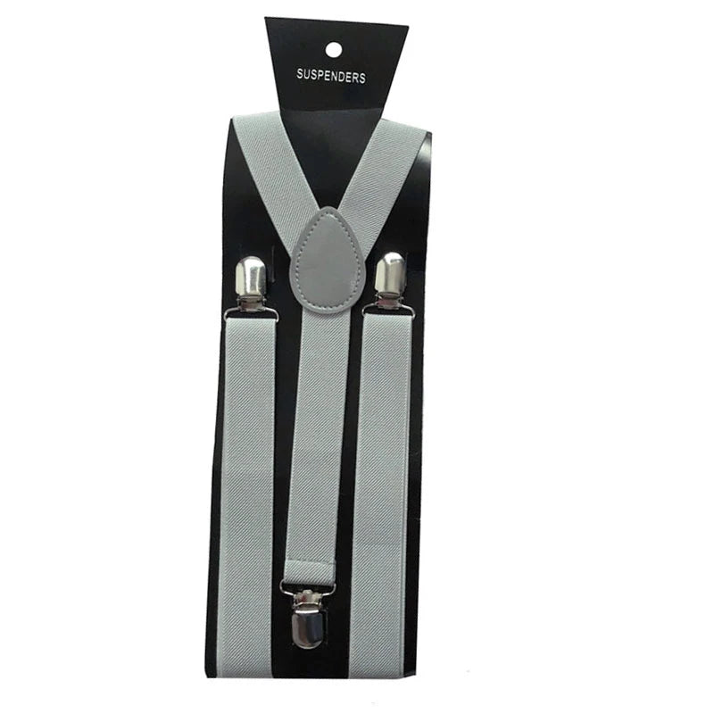 Suspenders For Men Pants Apparel Adult Suspender Man Shirt Dress Women Wedding Party Solid Colors Suit Skirt With Braces Straps