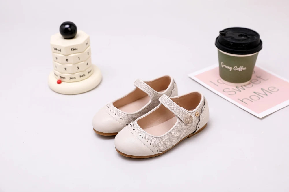 AS Kids Shoes Children Shoes Baby Boys Leather Loafers Toddler Slip On Princess Flats Girls Fashion Oxford Platform Mary Jane