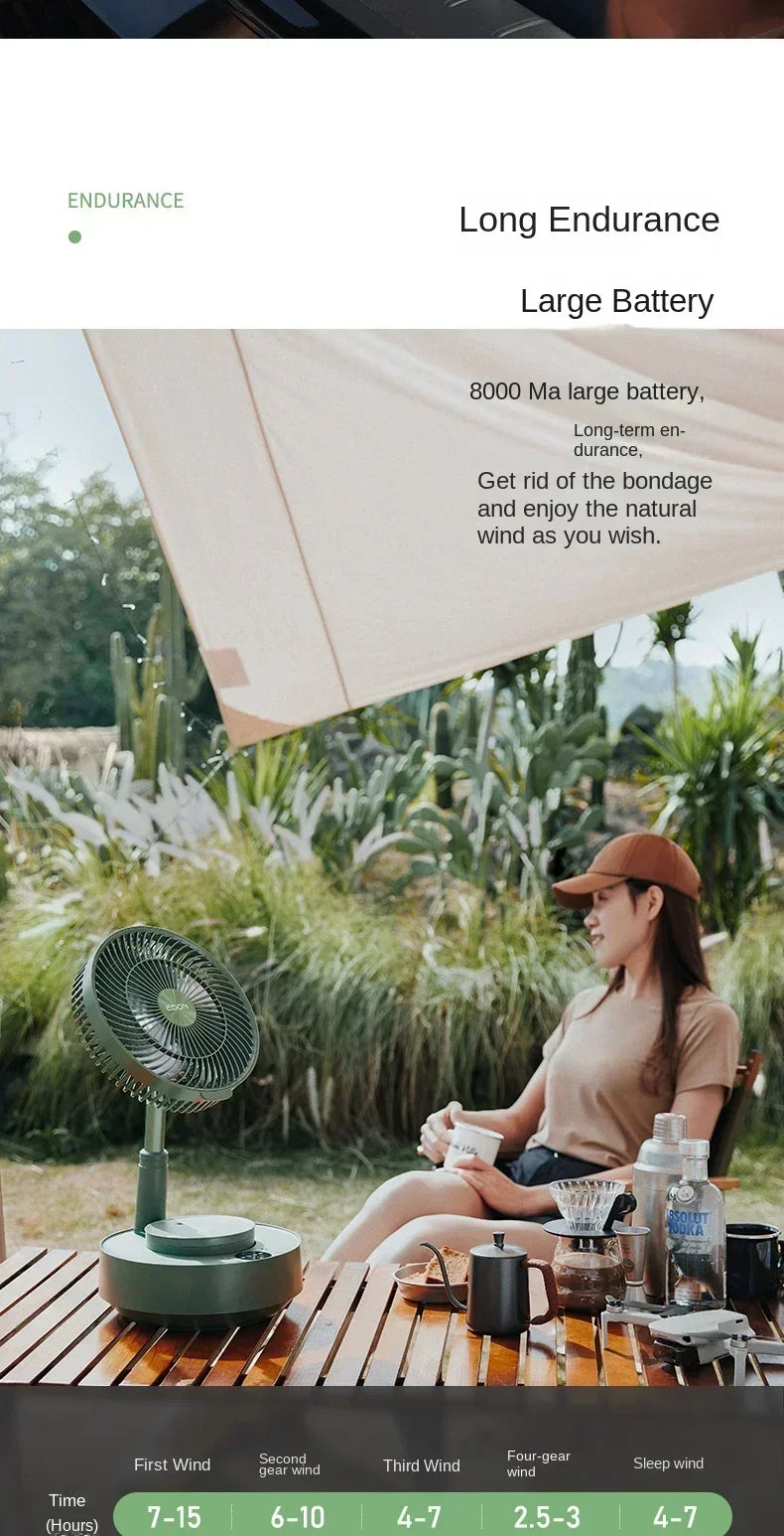 36V/110V/220V  Small Home Appliance Suspended Floor Fan with Powerful Airflow and Adjustable Height AJ