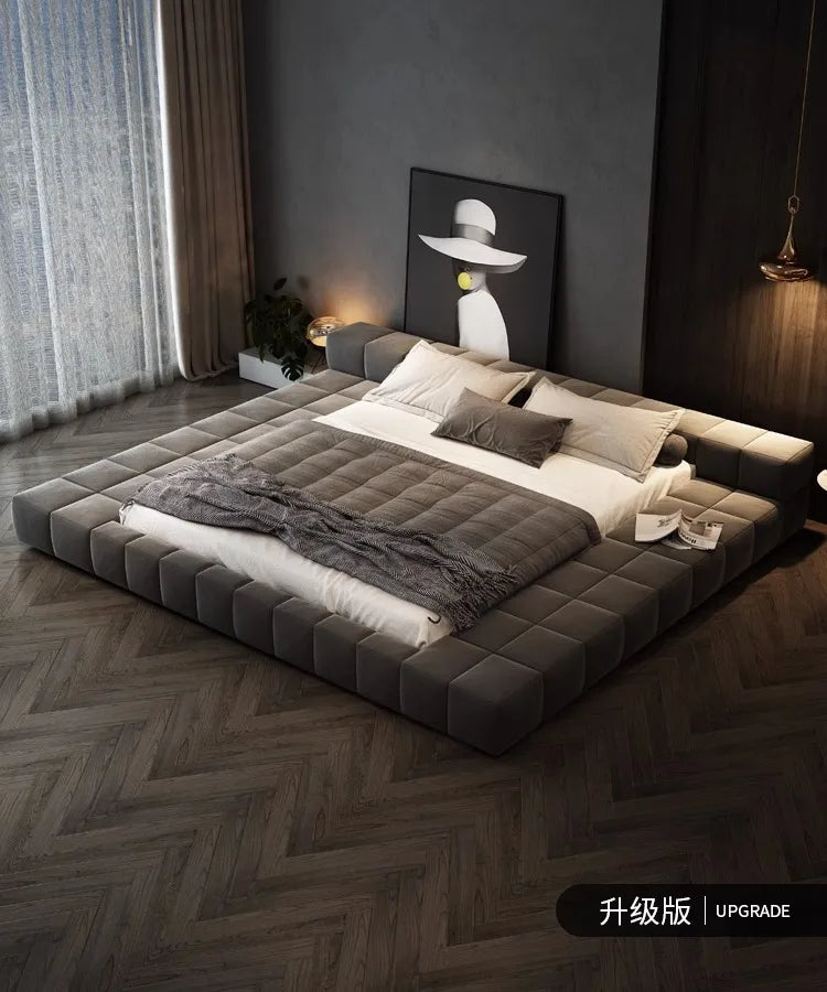 Bedroom Unique Bed Aesthetic Modern Double Children Bed Luxury Sleeping 180x200 Camas De Matrimonio Dormitorio Home Furniture