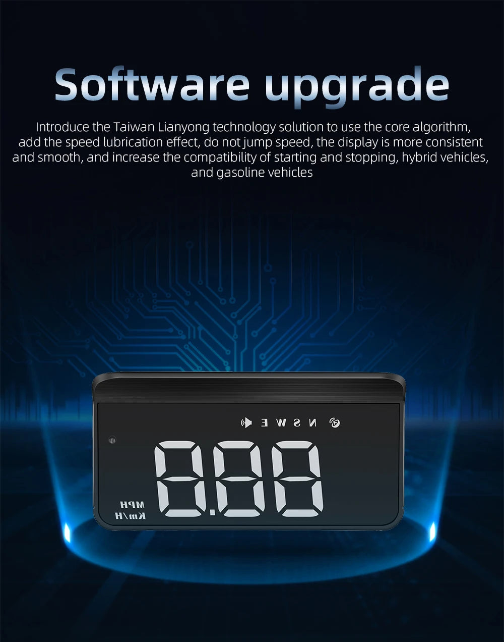 M3 OBD2 HUD / M1 GPS Head Up Display Auto Projection GPS Speedometer Digital Car Accessories Glass Projector Display HUD Alarm