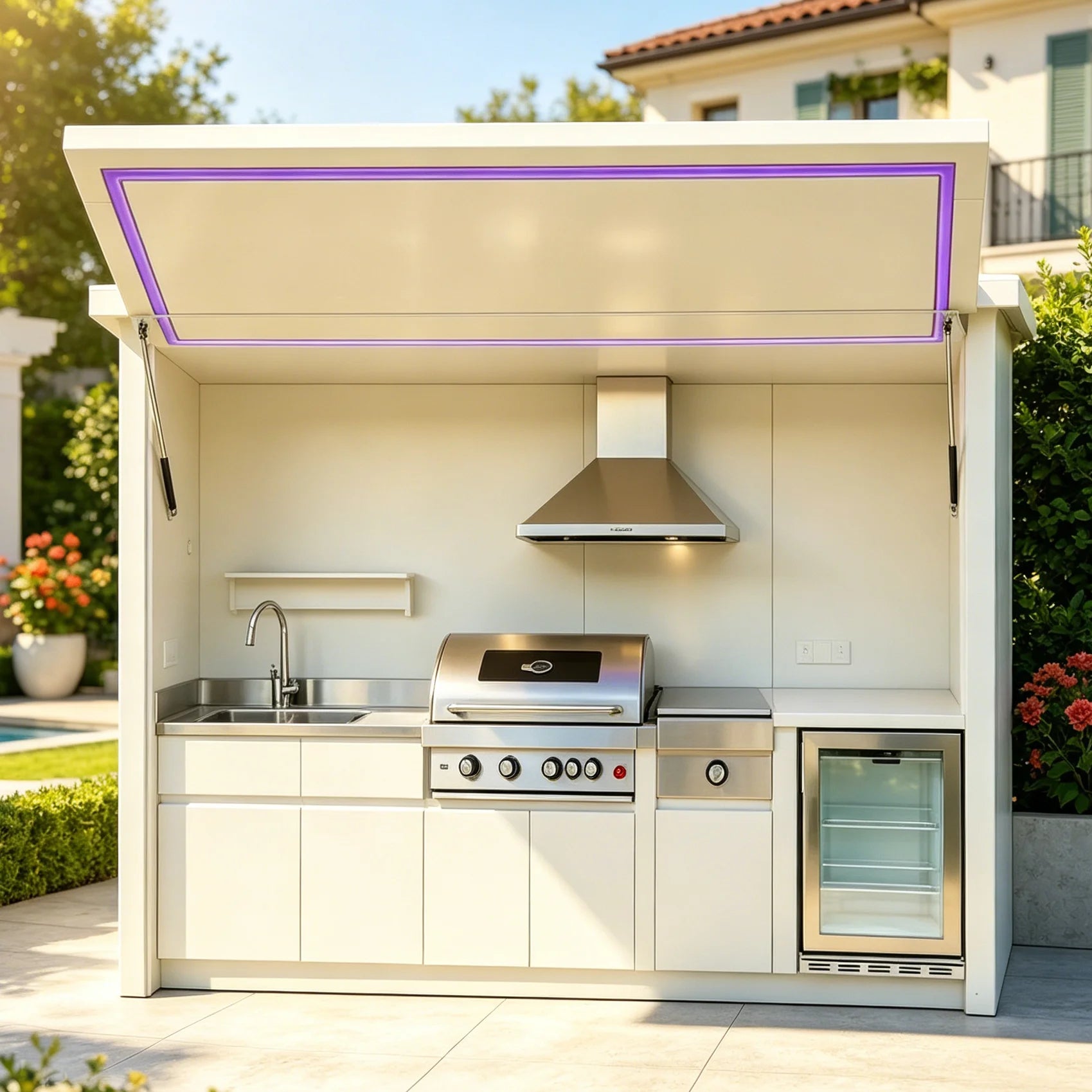 Full Equipped Outdoor Kitchen Bundle, Complete Cooking Set & Premium Non Stick Cookware,Sturdy &Functional for Outdoor Scenarios