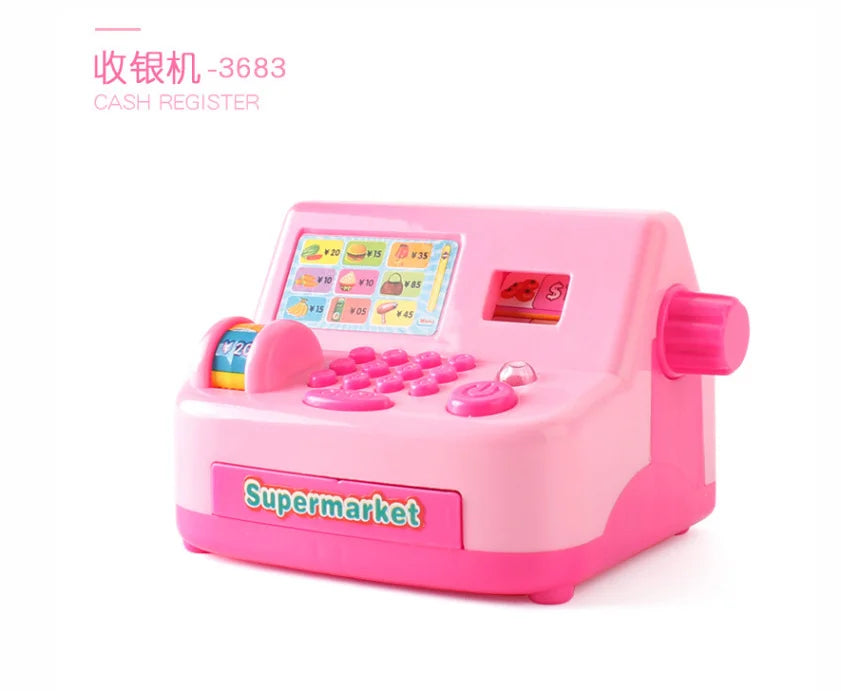 Kids Kitchen Play Simulation Home Appliances Toys Pretend Play Refrigerator Microwave Coffee Maker Kettle Hair Dryer for Childs