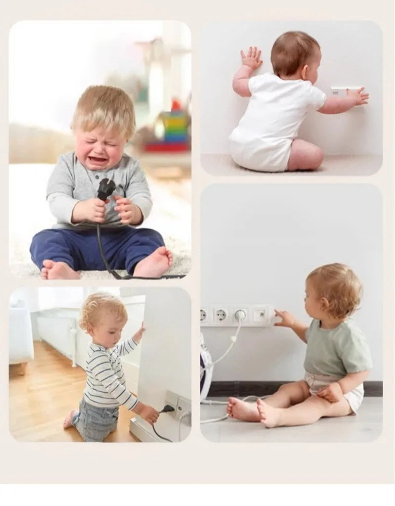 5/10PCS Baby Electrical Safety Socket Protective Cover European Standard Anti-electric Shock Socket Cover Baby Safe Protection