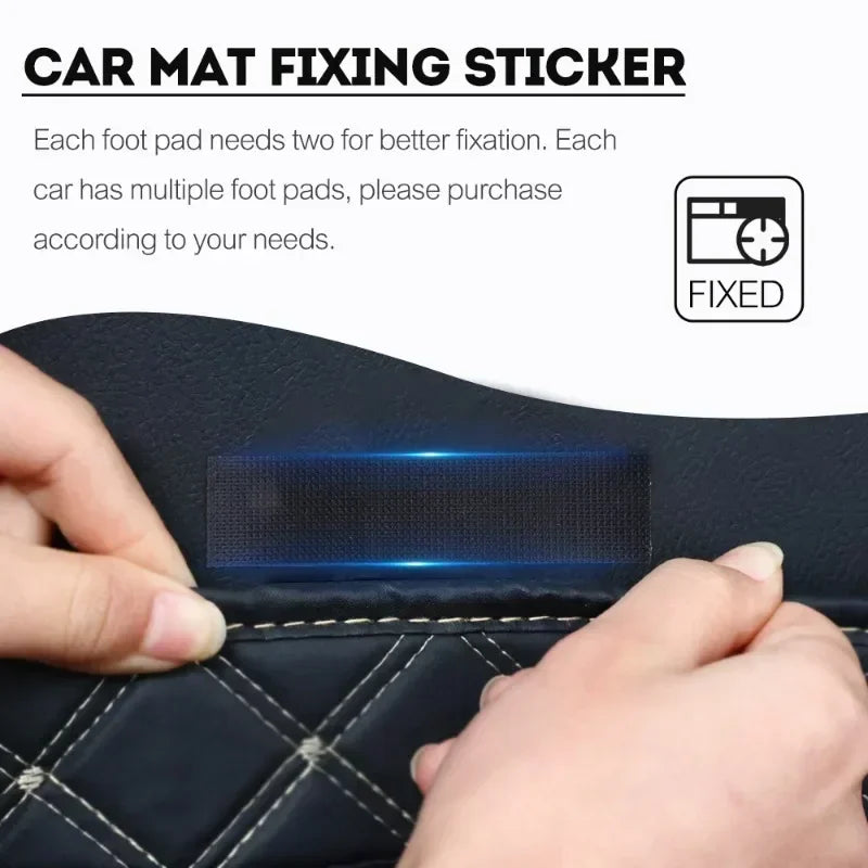 Tape Non-slip Velcros Sofa Diy Self-adhesive Carpet Fixing Stickers Car Fastener Accessories Double-sided Car Floor Mats Apparel