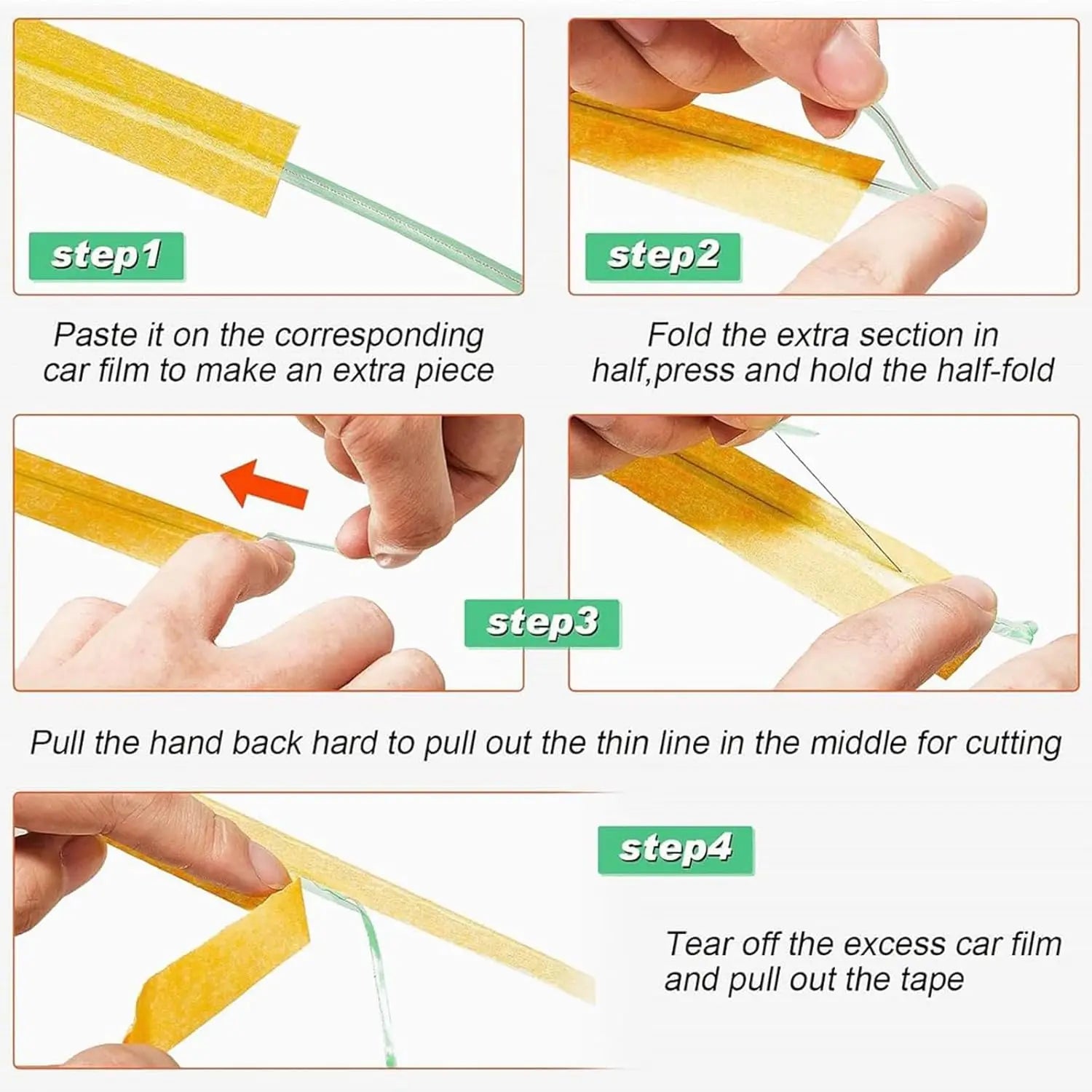 Vehicle Color Change Film Knifeless Finish Line Tape Kit Vinyl Wrap Tools for Car Stickers Design Cutting Line Graphic Film Tool