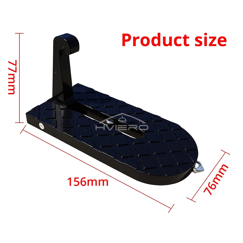 Auto Foldable Car Roof Rack Door Step Multifunction Universal Latch Hook Foot Pedal Aluminium Alloy Safety Accessories Kickstand