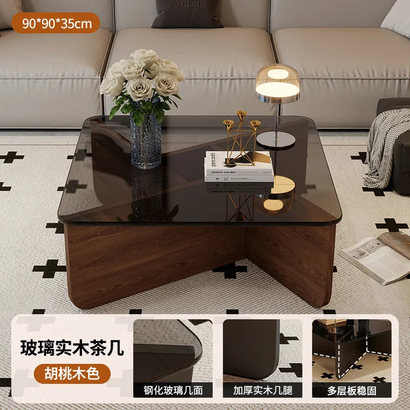 Aesthetic Coffee Table Elegant Design Glam Modern Side Table Space Premium Saving Vintage Sedentary Table Home Furniture