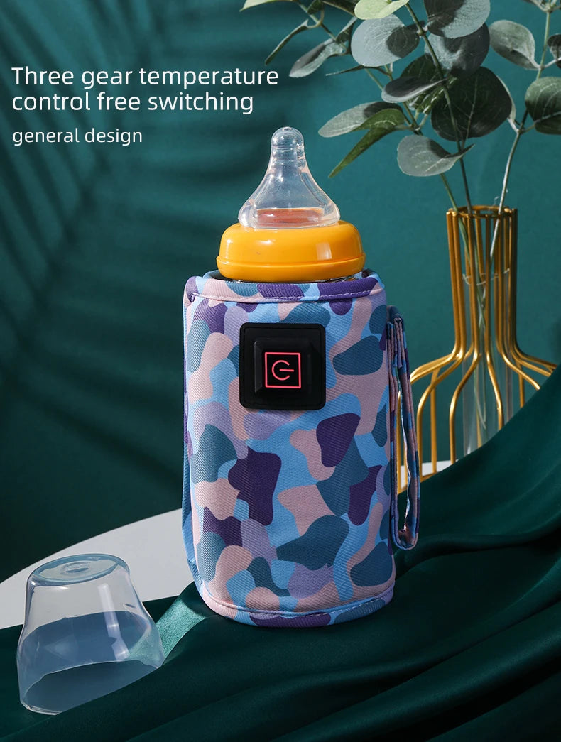 USB baby bottle heater, milk heater, baby milk heater thermostat, essential bottle warmer for outdoor use