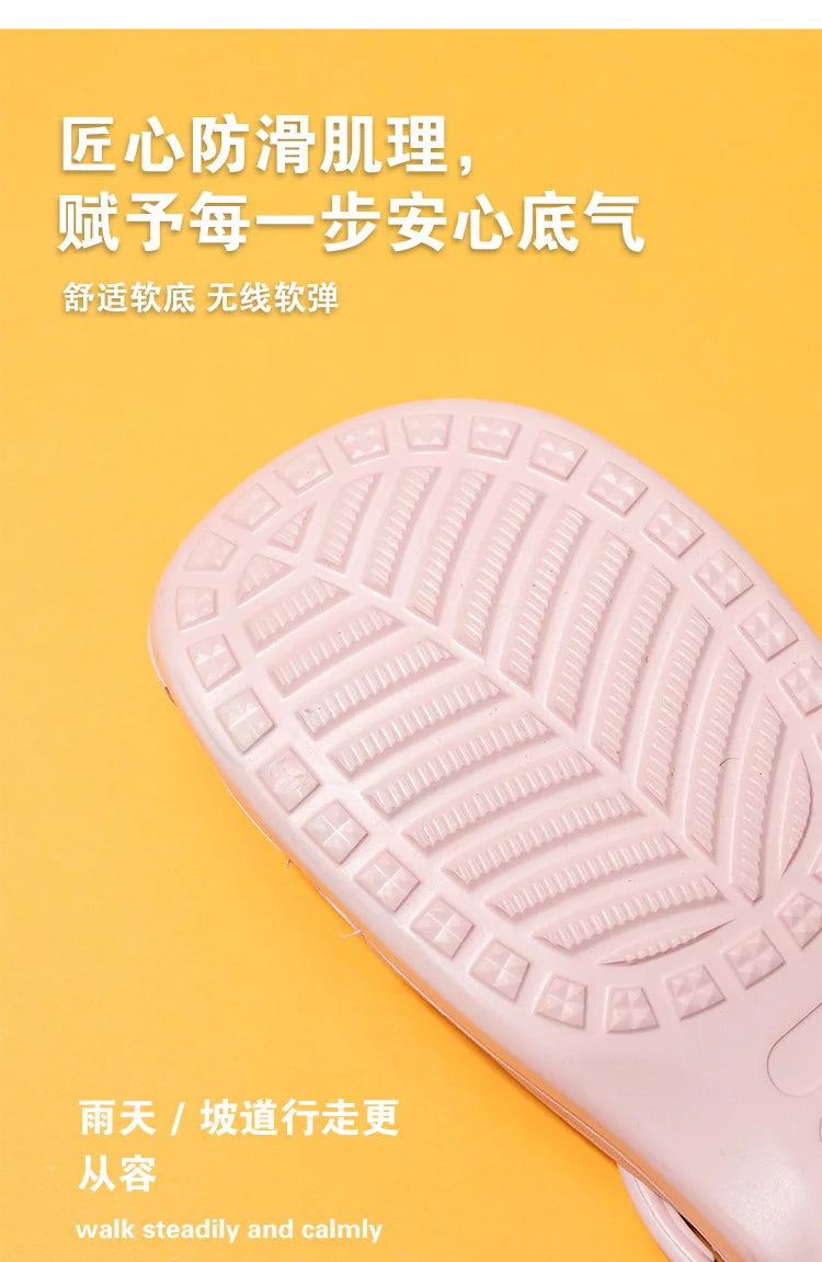 2026 Summer New Women'S Ballet Cave Shoes Mary Jane Eva Durable Anti Slip And Odorous Flat Shoes Beach Shoes For Outdoor Wear