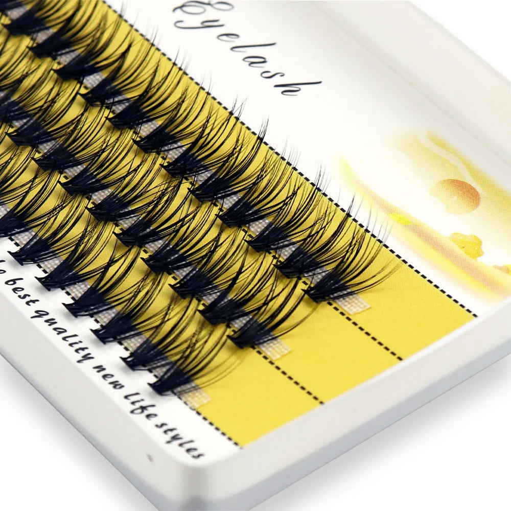 20D/30D Mink Eyelashes Cluster 1 Box/60 Bundles Russia Natural Lashes 3D Individual Eyelash Extension Lashes Makeup Wholesale